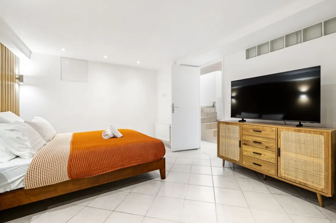Ferienwohnung Charme De La Promenade, Meerblick -