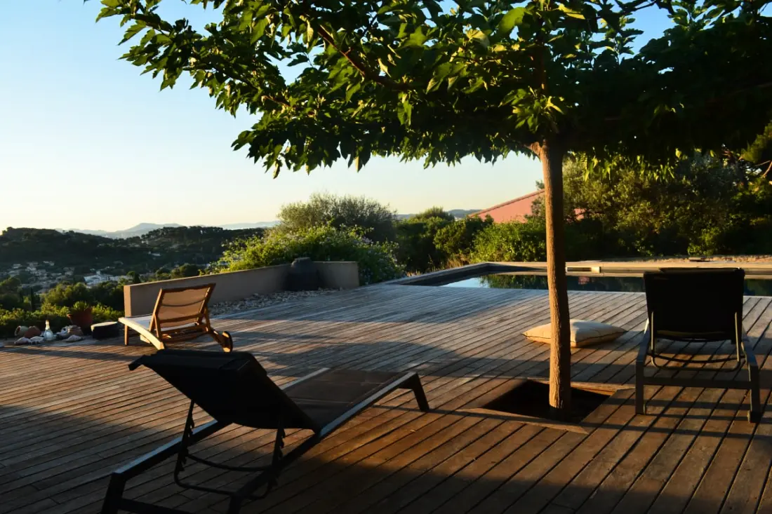 Villa medencével Panoramic nézet