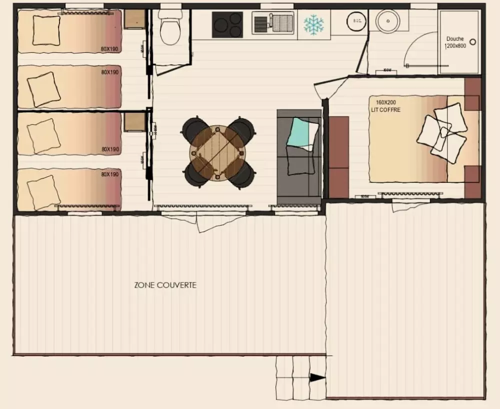 Kemping Maeva Respire Le Bois de La Gachère 4 Gwiazdy★★★★