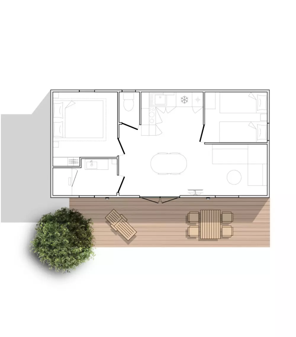 Kemping Maeva Respire Le Bois de La Gachère 4 Gwiazdy★★★★