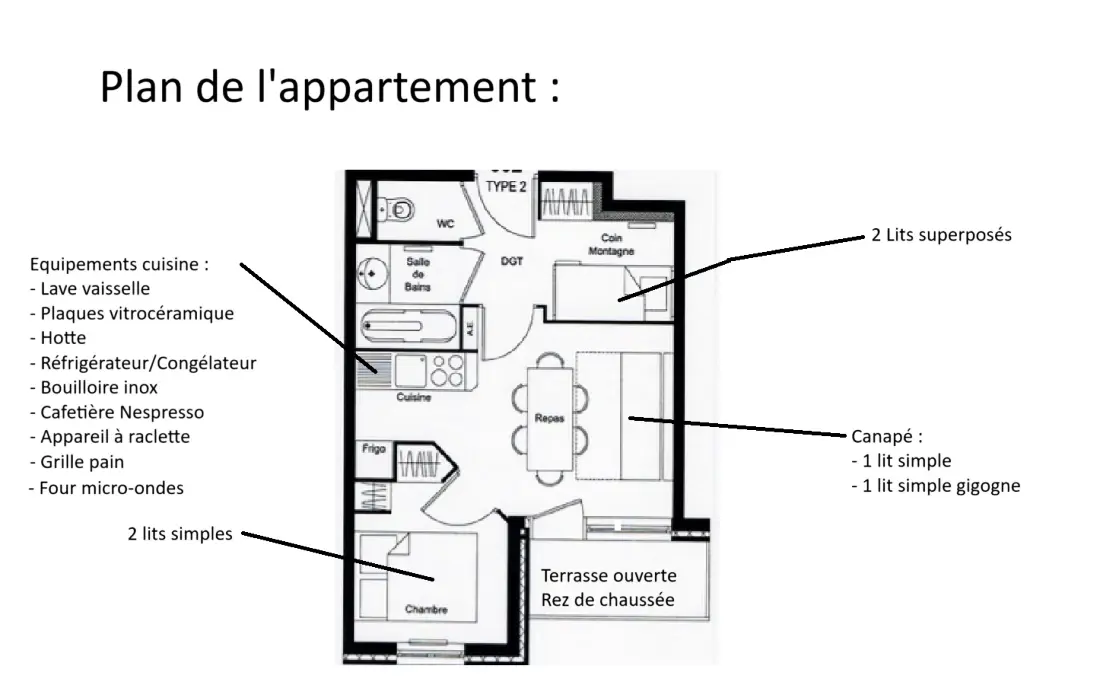 Appartementen in Orelle