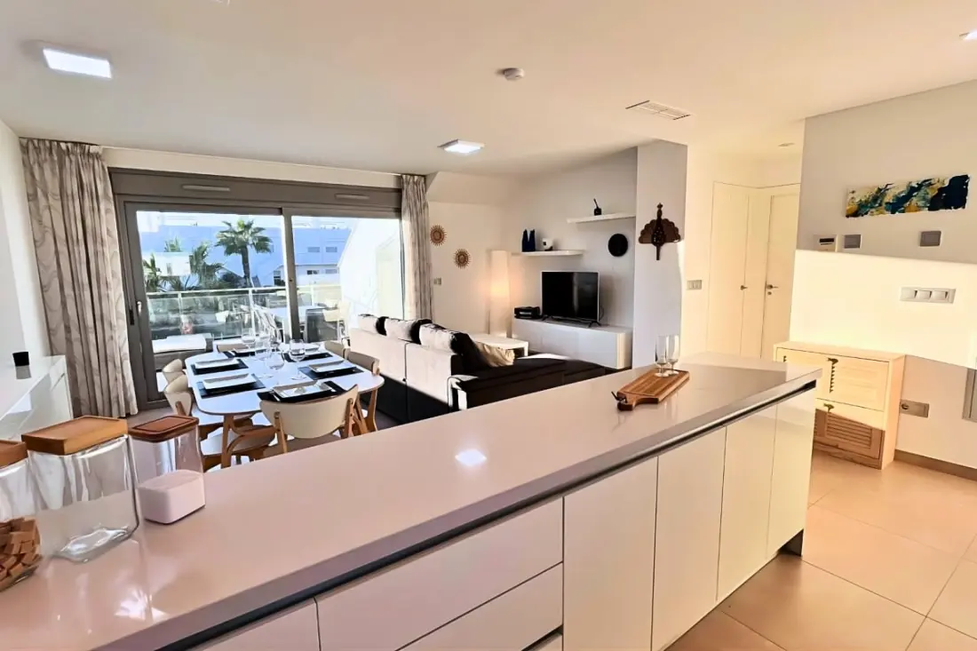 Apartman Golf Vistabella terasz és úszómedence