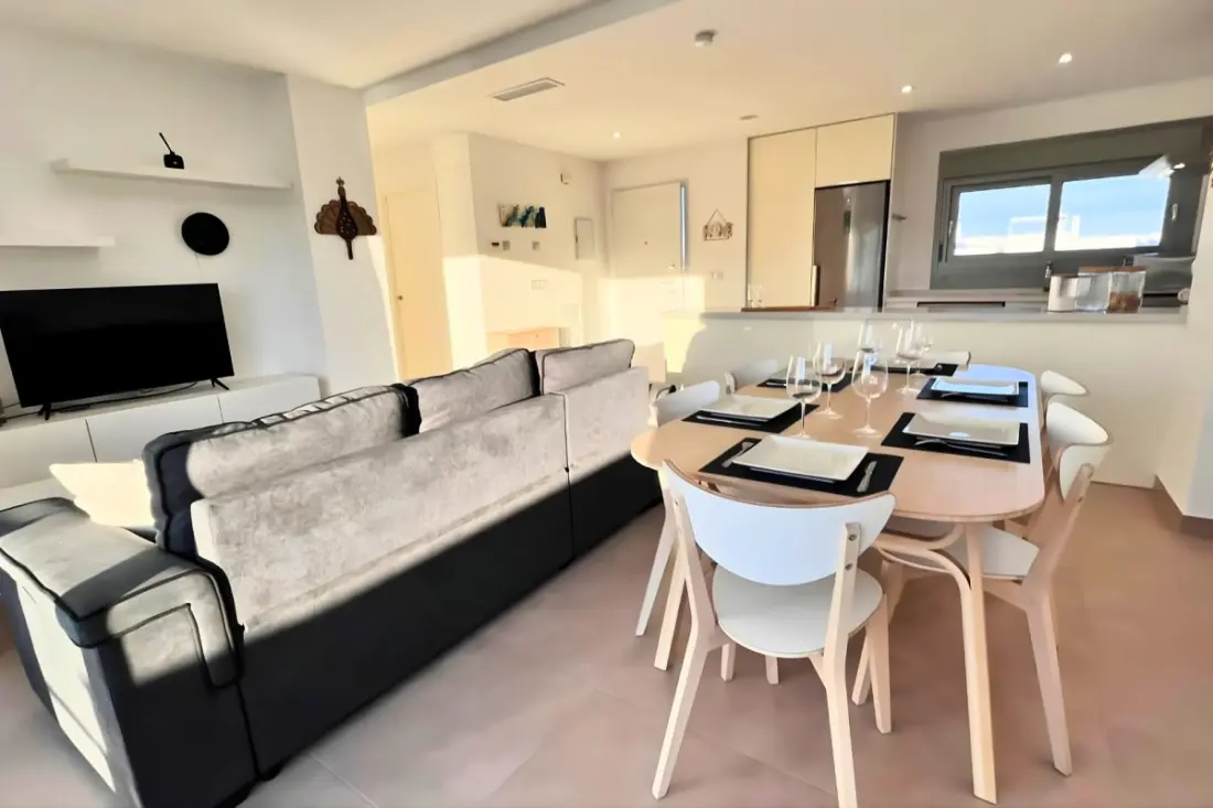 Apartman Golf Vistabella terasz és úszómedence