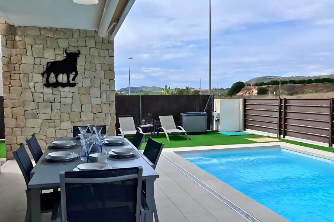 Modern Villa magán medencével a Golf Vistabella-ban