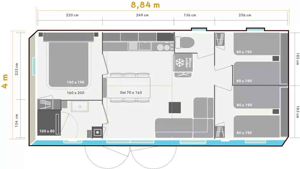 Kemping Les Princes d'Orange 3 Csillagok★★★