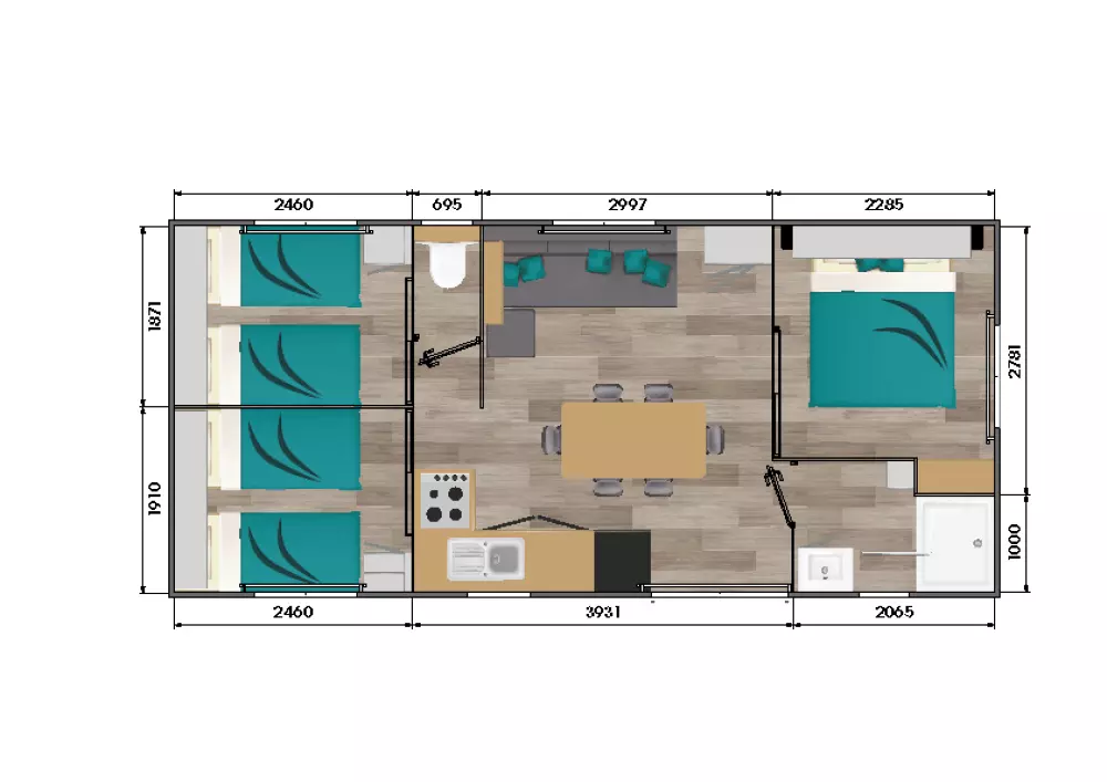 Campingplads Les 4 Saisons Tæt på