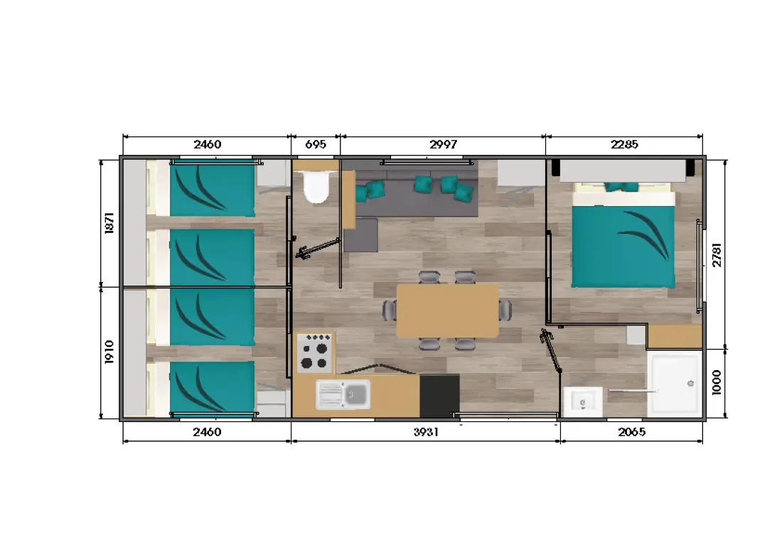 Ushuaïa Villages - Camping Les 4 Saisons 4 Sterne★★★★