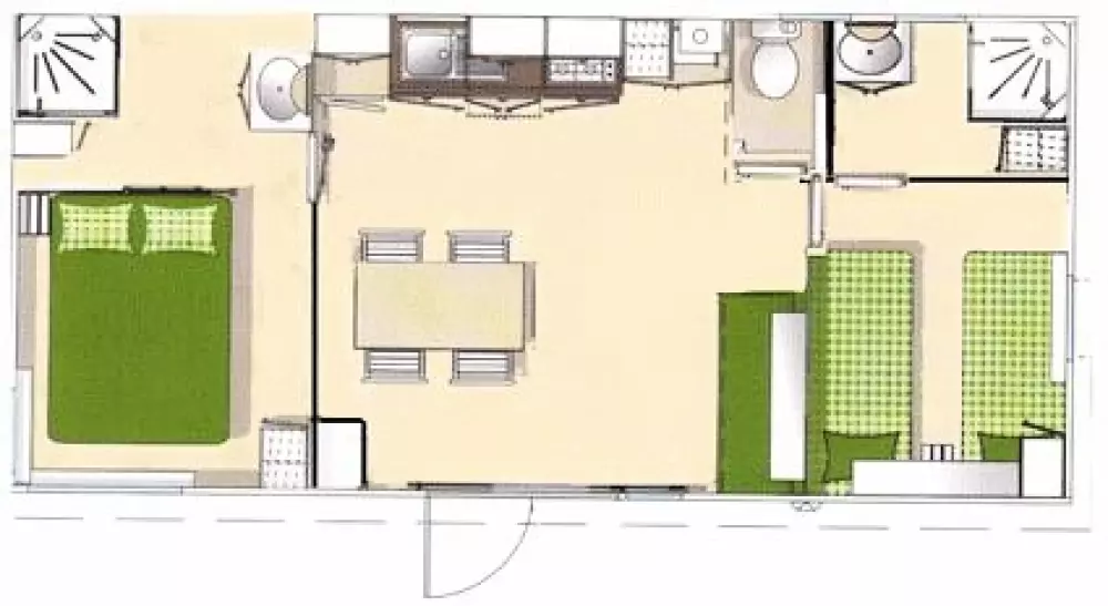 Campingplads Les 4 Saisons Tæt på