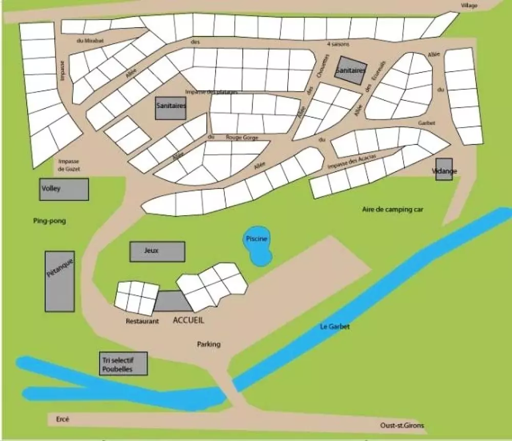 Campingplads Les 4 Saisons Tæt på