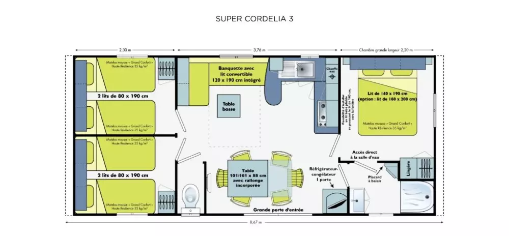 Campingplads Les 4 Saisons Tæt på