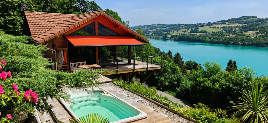 Seeblick Romantikus Chalet Spa / Lake View