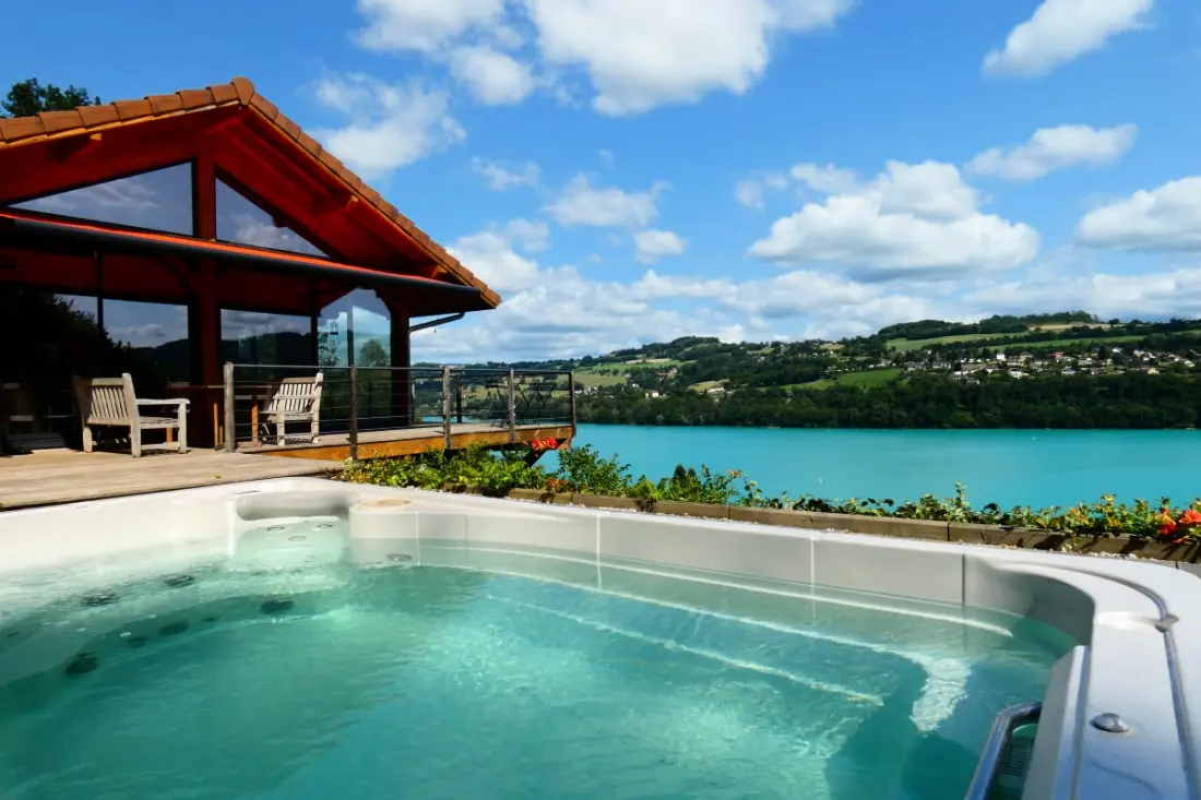 Seeblick Romantikus Chalet Spa / Lake View