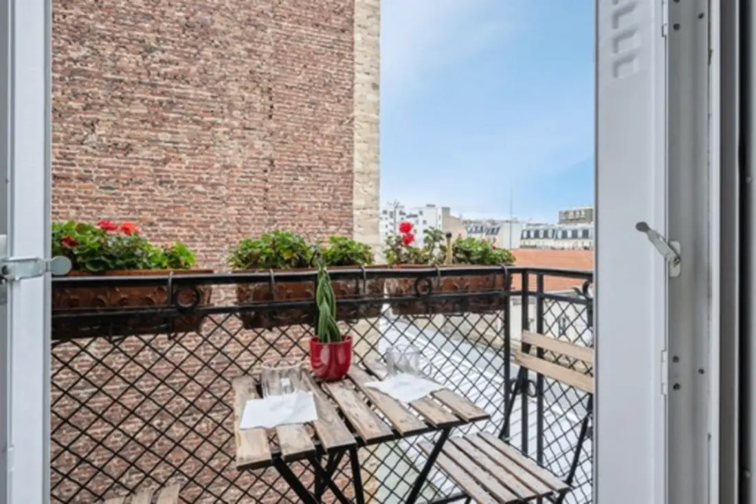 Lumineux apartman Balconyval Párizs szívében