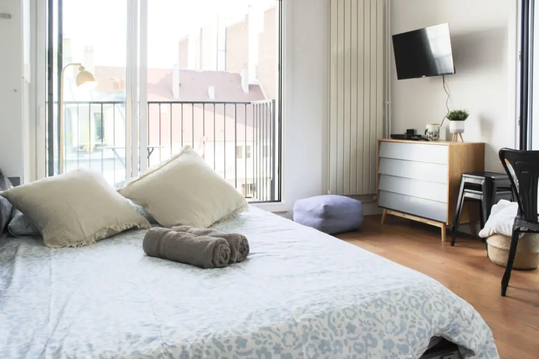 Charmante studio met balkon - Heilig Hart