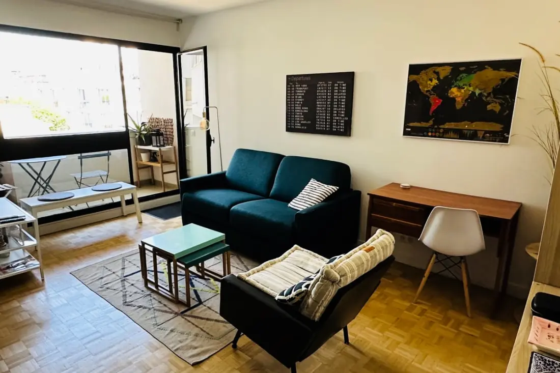 Charmante T2 met balkon in de buurt van La Bastille