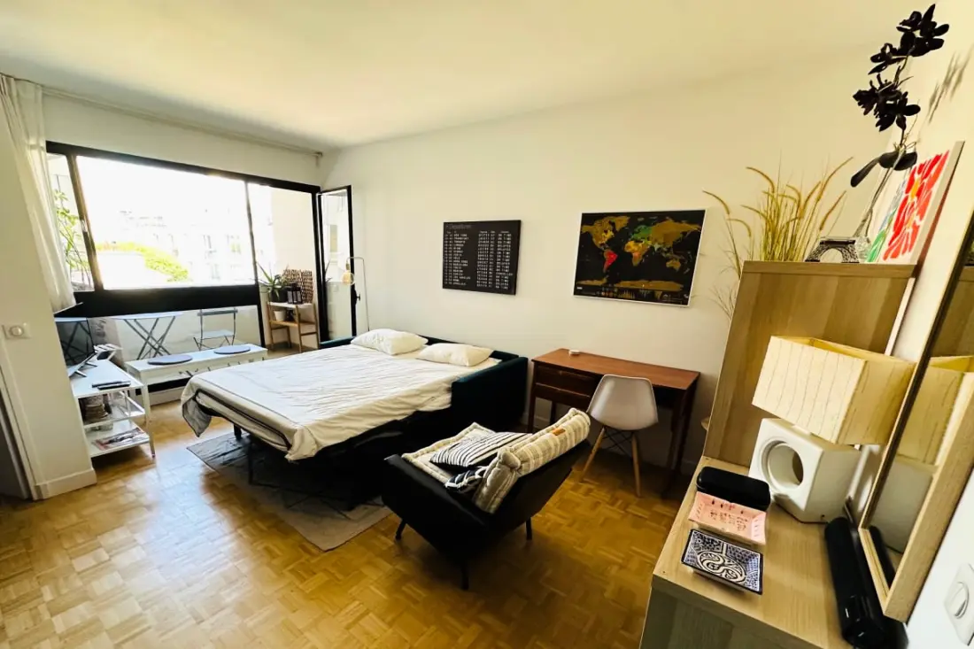 Charmante T2 met balkon in de buurt van La Bastille