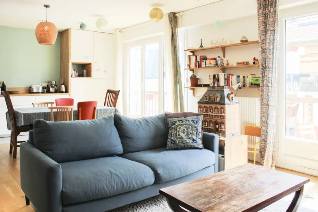 Nagy családi apartman Balcony és Parkolás