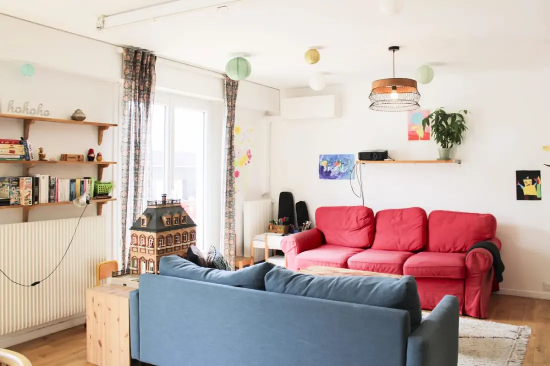 Nagy családi apartman Balcony és Parkolás