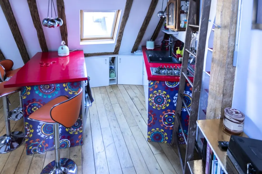 Bájos apartman Párizs háztetői alatt
