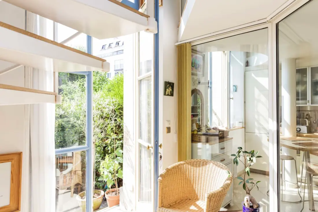 Appartement met tuin dichtbij de Luxemburgse tuinen