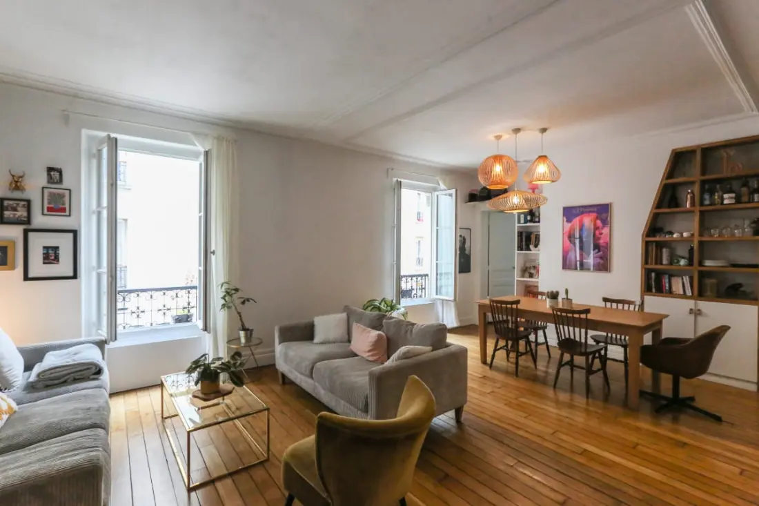 Tágas apartman La Villette közelében