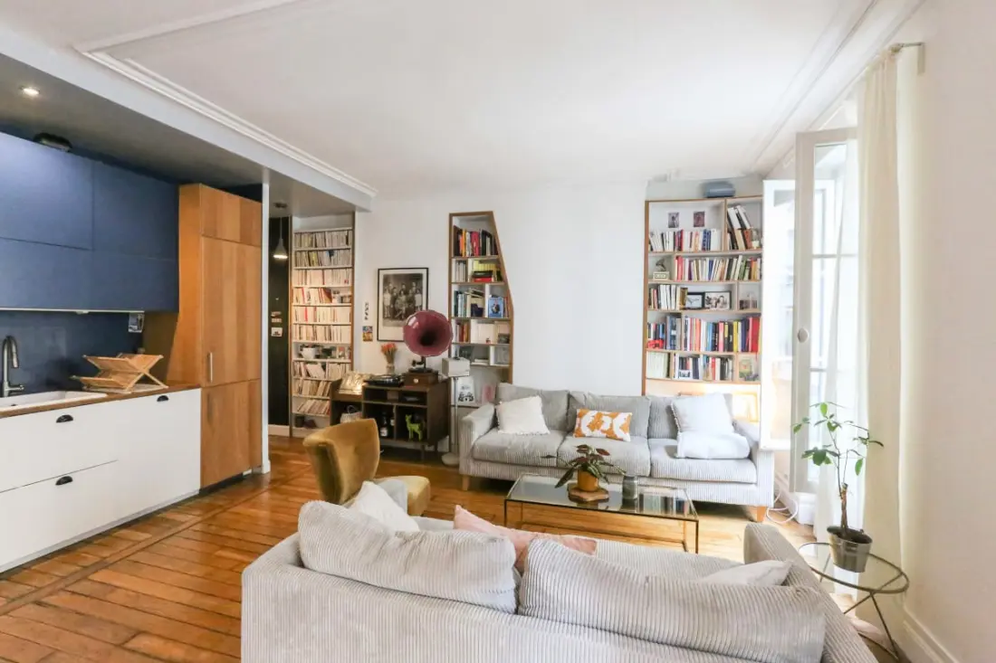 Tágas apartman La Villette közelében