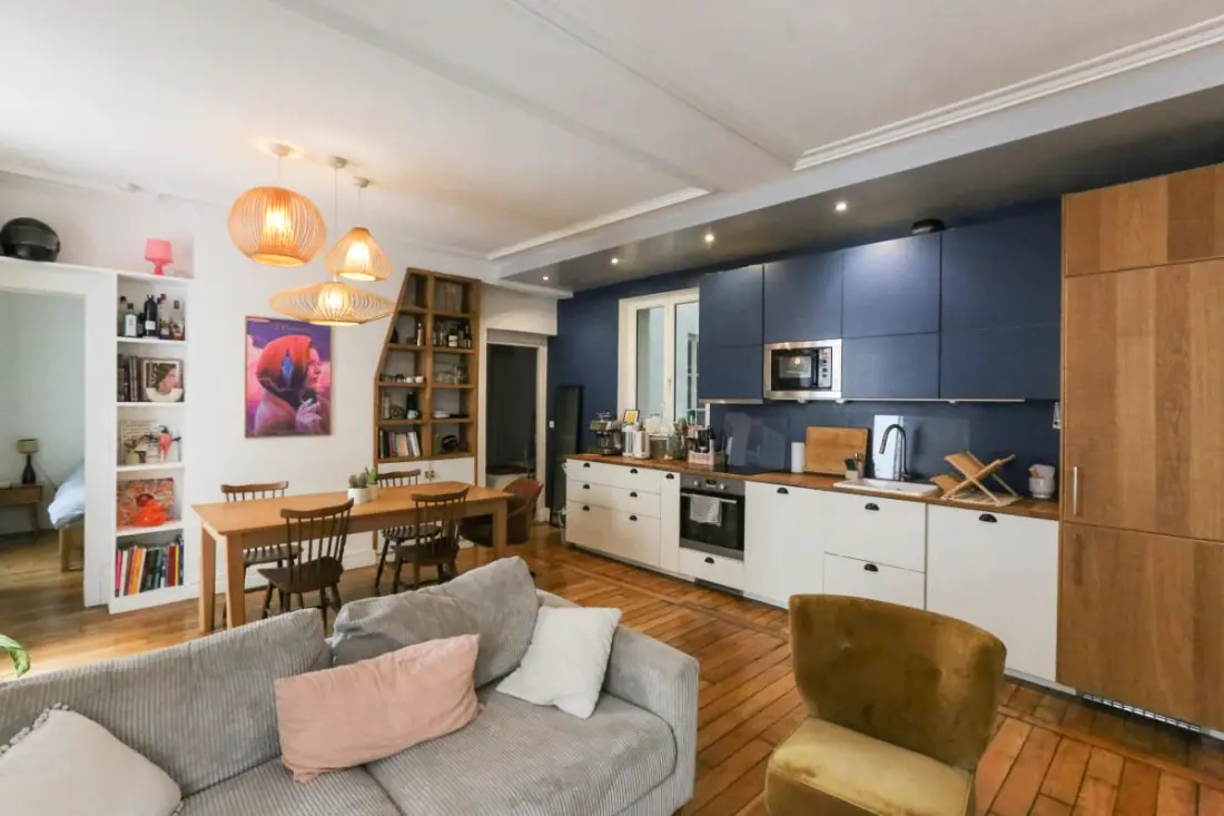 Tágas apartman La Villette közelében