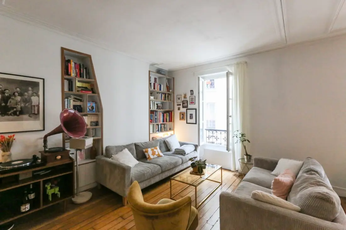 Tágas apartman La Villette közelében