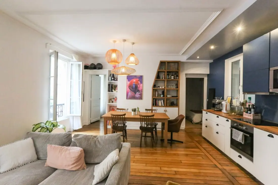 Tágas apartman La Villette közelében