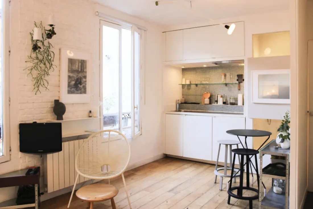 Studio Charmant Avec Cour Près Du Père-lachaise