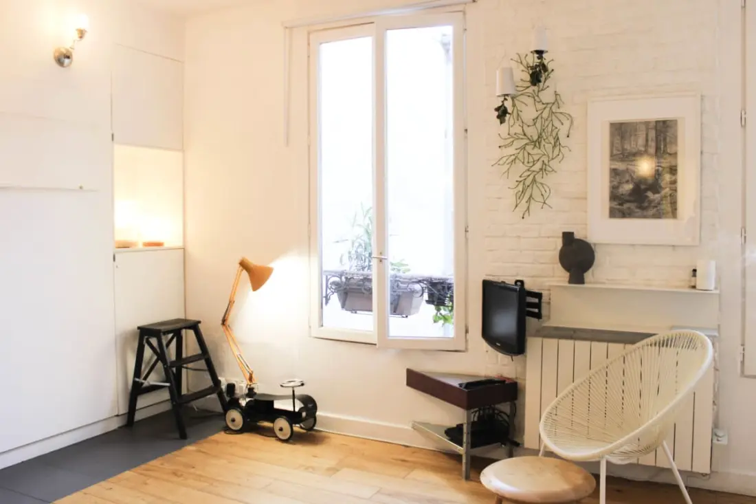 Studio Charmant Avec Cour Près Du Père-lachaise