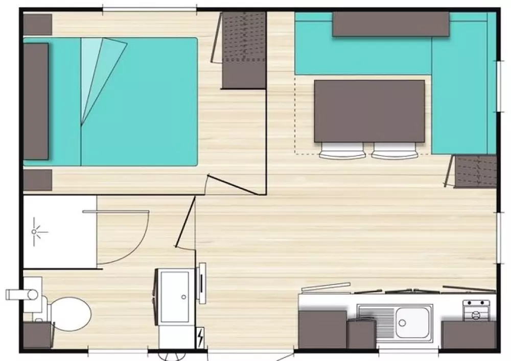 Blomster Camping Cap Finistère Tætning