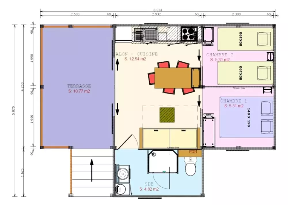 Blomster Camping Cap Finistère Tætning