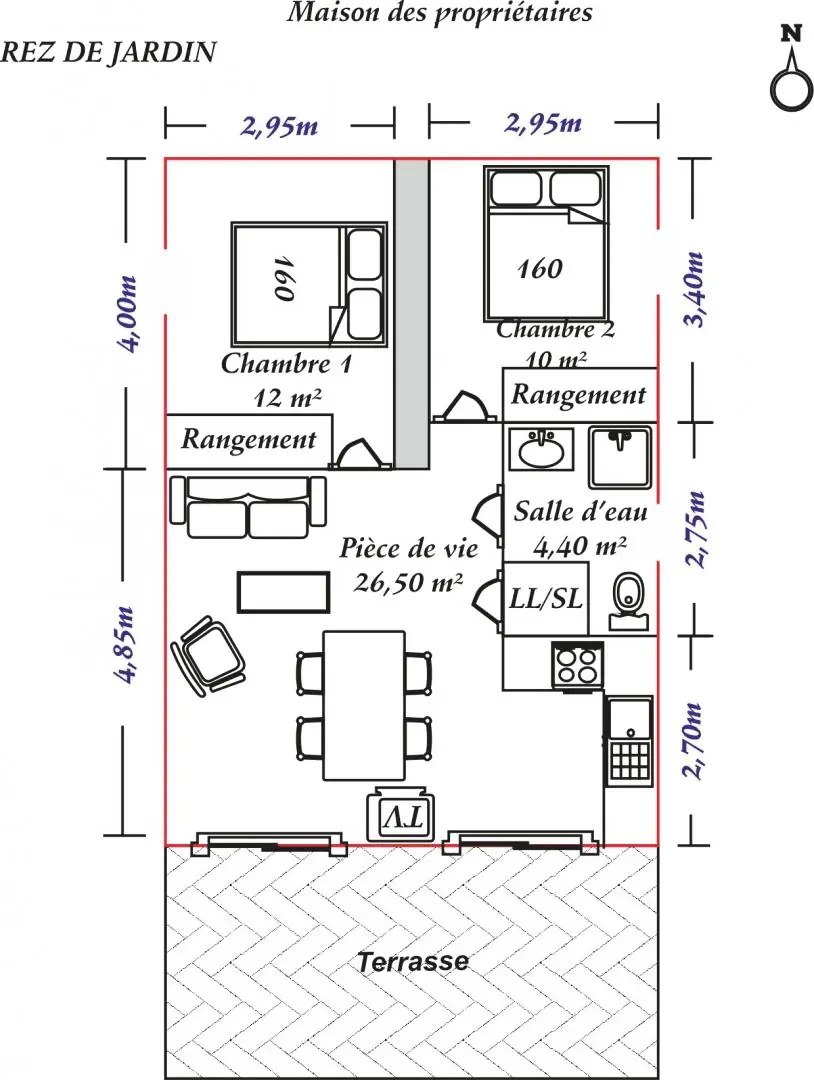 Gîte de France Gîtes de france® - le tulipier 3 fül