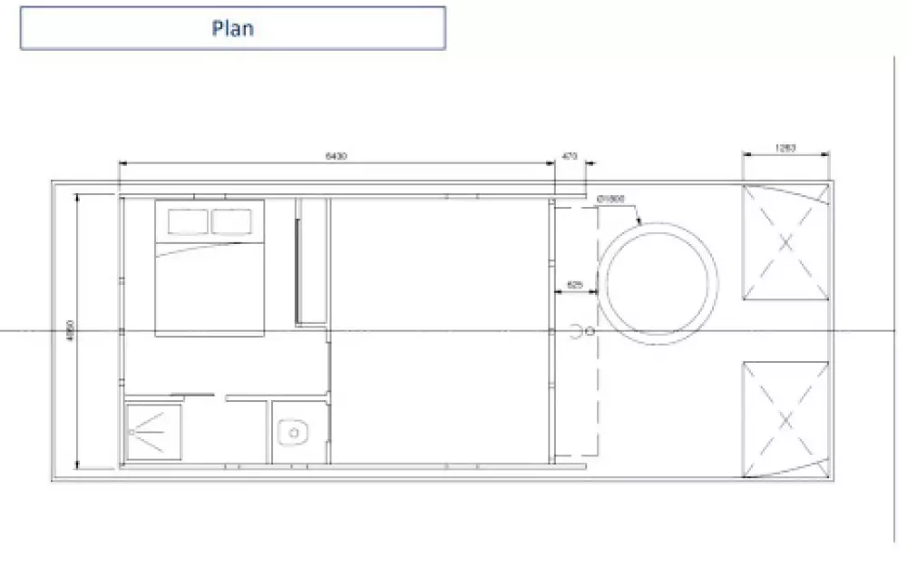 Camping Paradis les 2 er ude af stand.