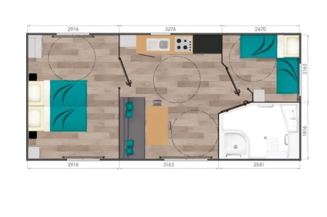 Camping Paradis les 2 isles 2 Sterne★★