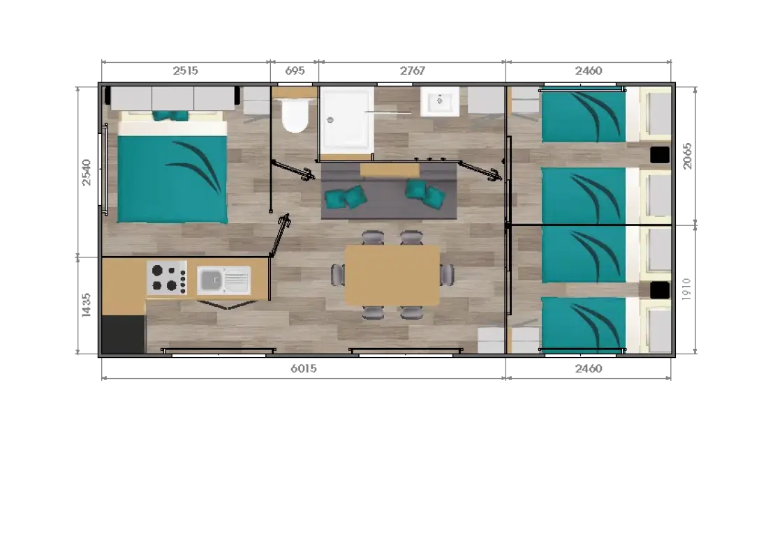 Camping Paradis les 2 isles 2 Sterne★★
