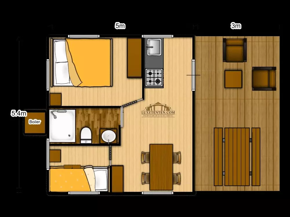 CAMPING THE FORET 3 Sterren★★★