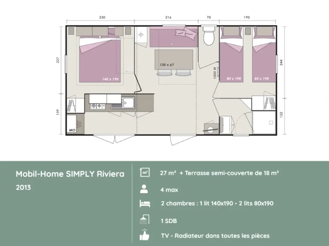 Camping maeva Respire Domaine de Mesqueau 4 Sterren★★★★