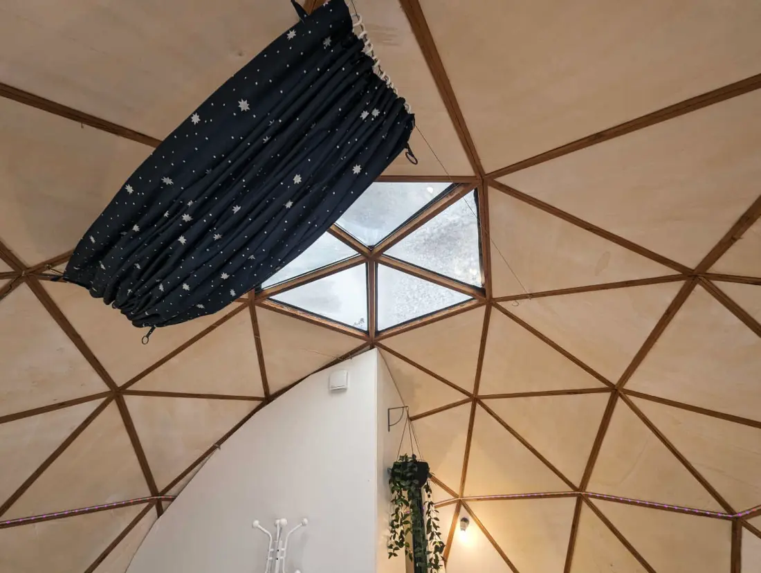 Gîte de France Dome "la vue éoilée" mit Frühstück