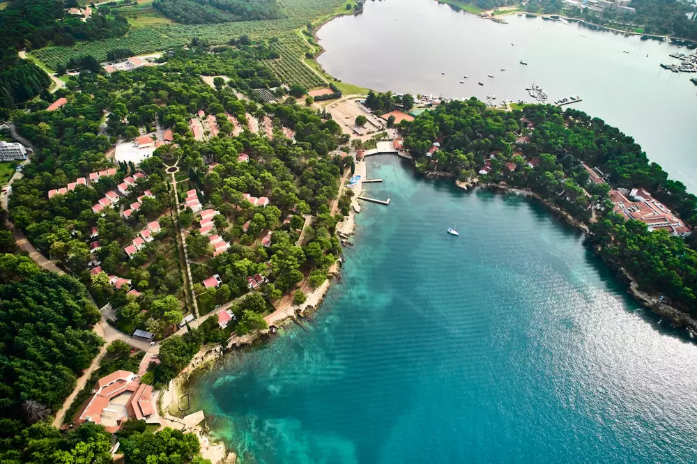 Apartman Bellevue Plava Laguna Útvonalterv