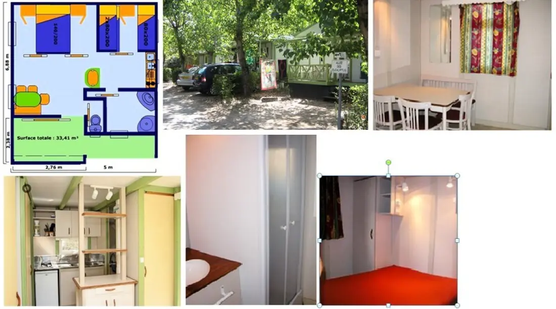 Campsite maeva Getaways Benista Útvonalterv
