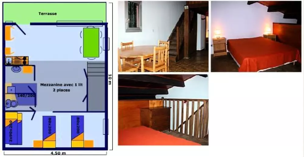 Campsite maeva Getaways Benista Útvonalterv