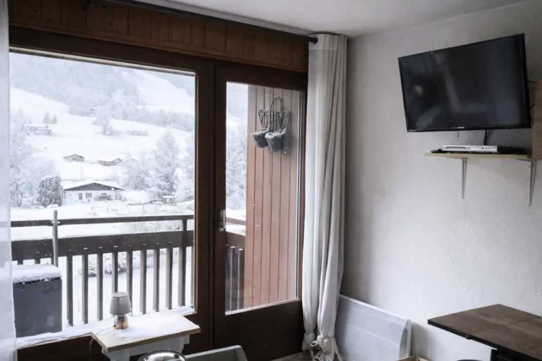 Családi stúdió, közel a Praz-sur-Arly lejtőihez