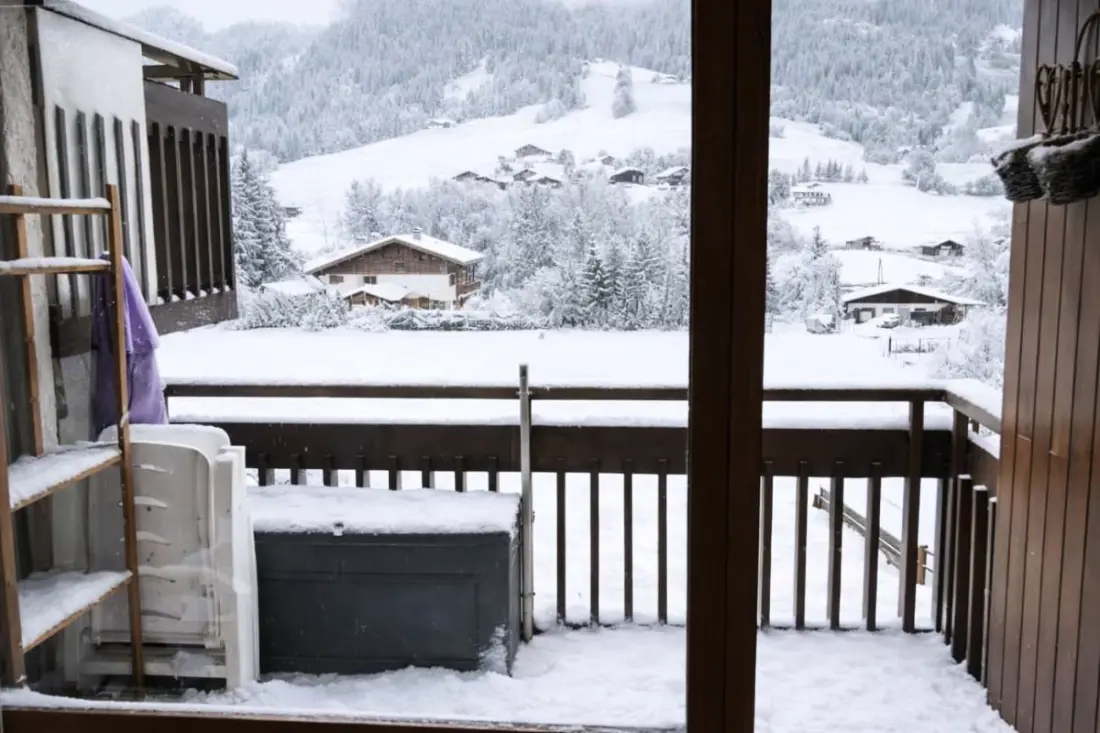 Családi stúdió, közel a Praz-sur-Arly lejtőihez