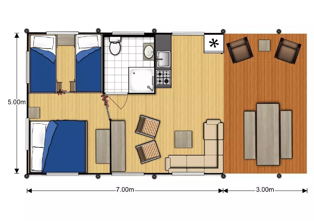 Kemping Ecologique le Lac O Fées 3 Csillagok★★★