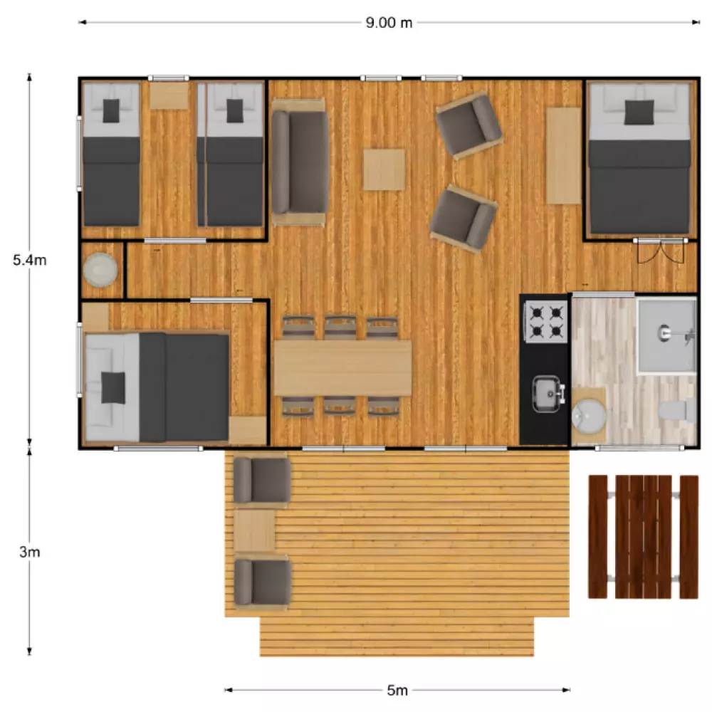 Camping Sunêlia La Presqu'île3 Sterren★★★