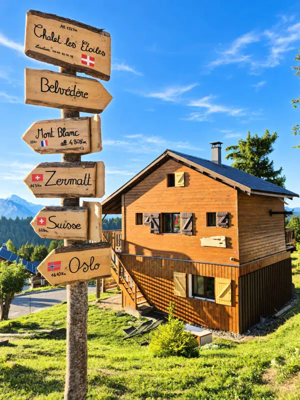 Csodálatos faház, kilátással a Mont Blanc-ra 3 Csillagok★★★