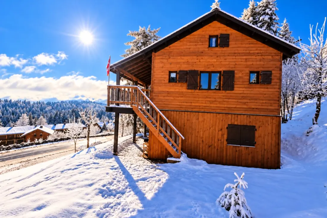 Csodálatos faház, kilátással a Mont Blanc-ra 3 Csillagok★★★