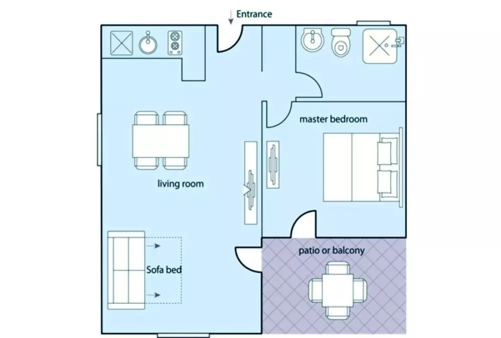 Apartmanok Arena Park Plaza Verudela Útvonalterv